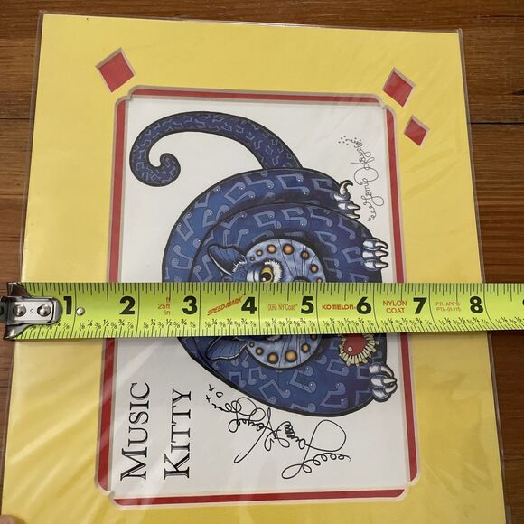 Music Kitty Print Jamie Hayes New Orleans Cat Art Signed Matted - Picture 6 of 7